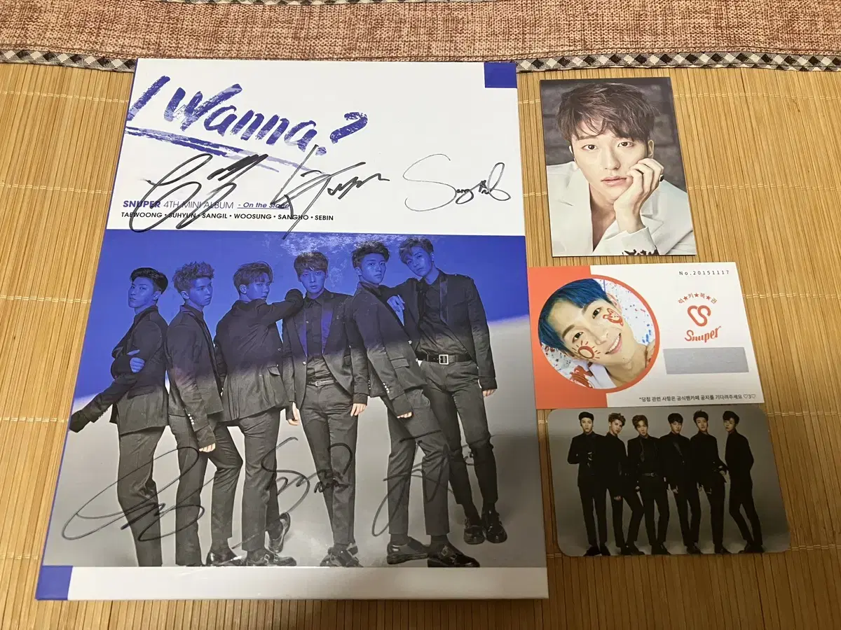 Snuper Snuper sign album Photocard Full Set Not sold