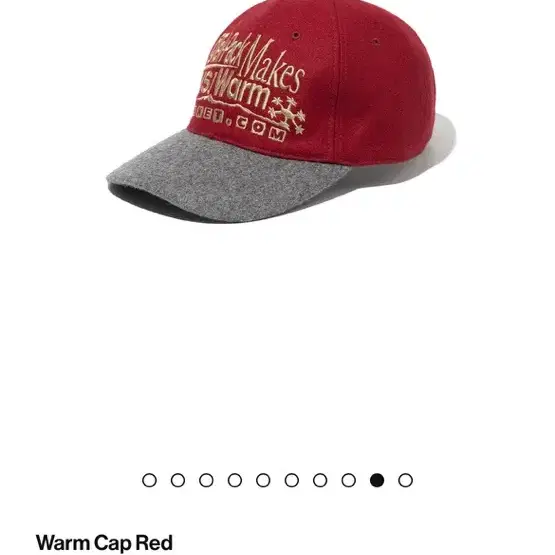 테켓 warm cap red 레드 볼캡 모자