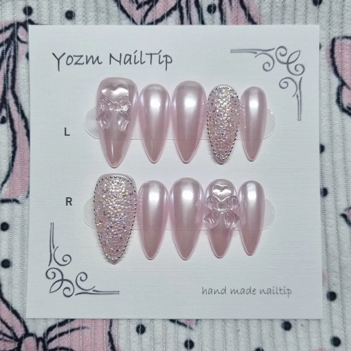 Yozm NailTip Pink Shell Pixie