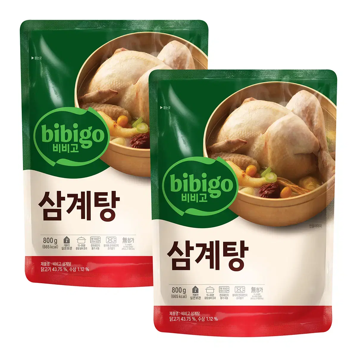 CJ 비비고 삼계탕 800g x 2팩