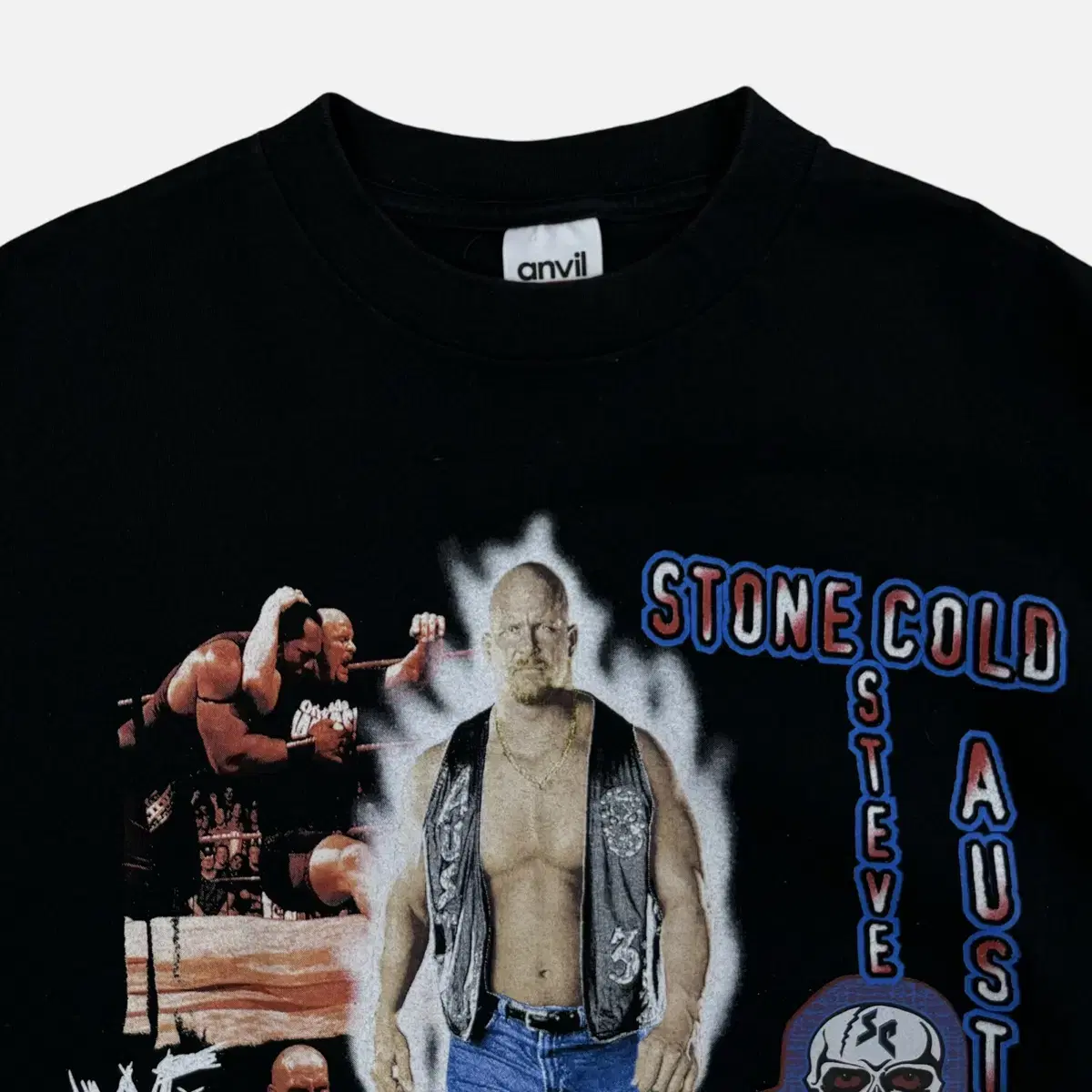 (M) 1998 STONE COLD STEVE AUSTIN RAP 반팔티