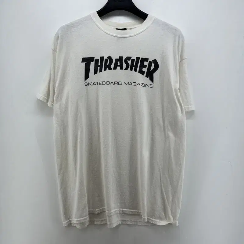 xl thrasher 반팔 트레셔 올드스쿨 빈티지 반팔 화이트 스타일