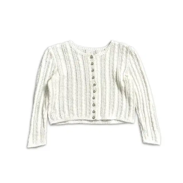 vintage handmade crop knit cardigan