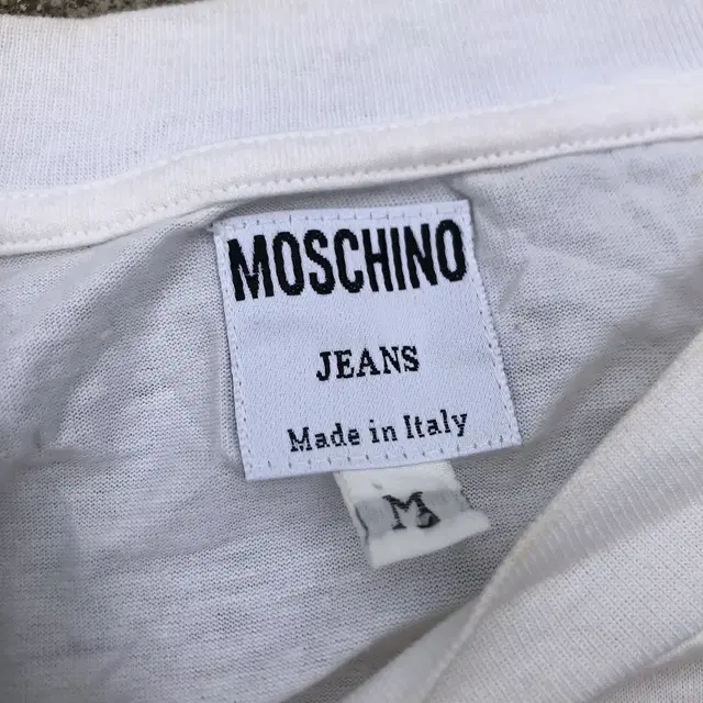 [M] Moschino 모스키노 모나리자 프린팅 반팔티