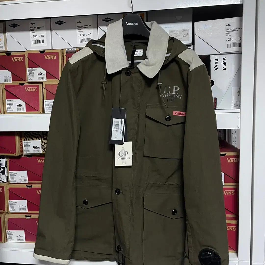 52)C.P COMPANY VENTILE 고글 라밀리 자켓