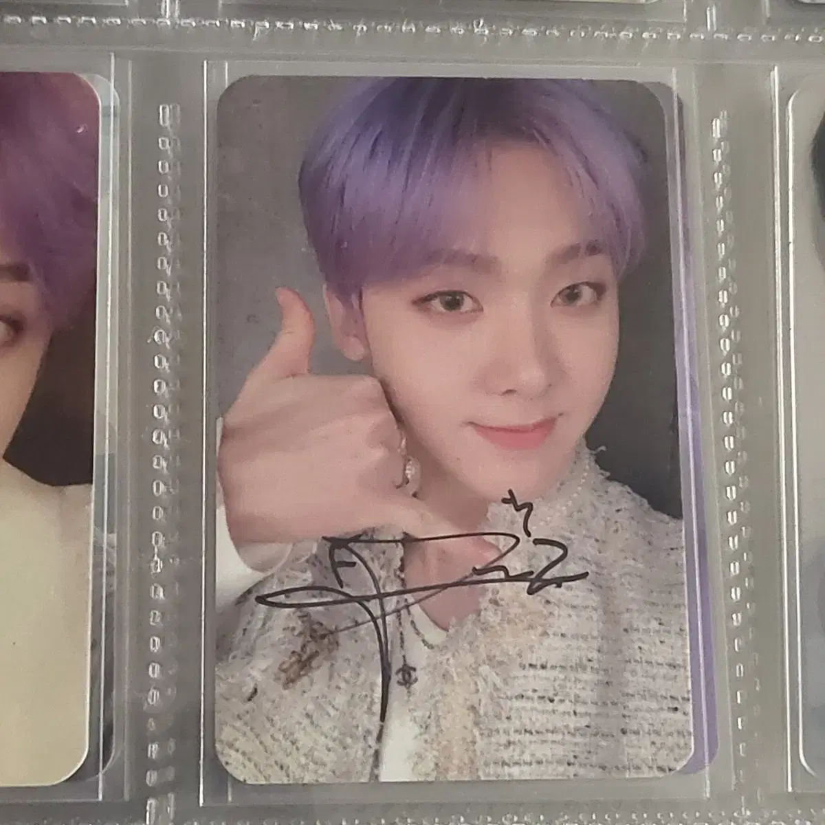 Astro yoon sanha sign photocard poka