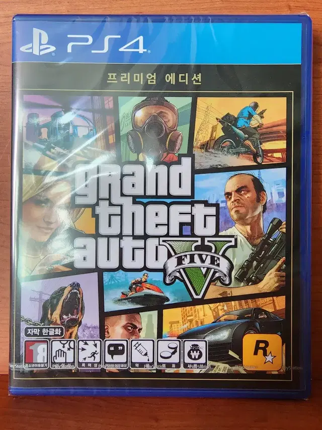 ps4 플스4 gta5 프리미엄에다션 (미개봉/정발/한글)