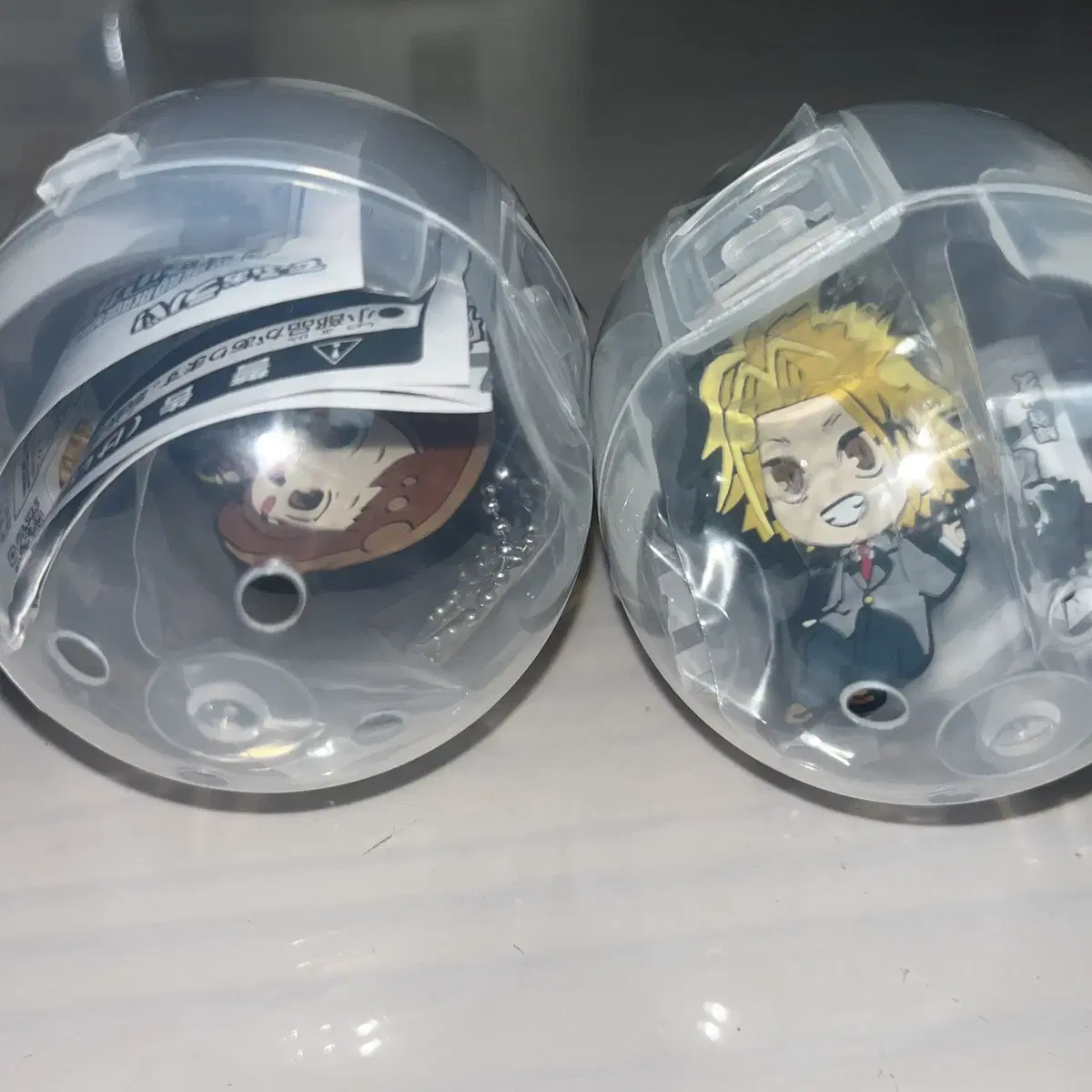 Nahia School Uniform keyring Gacha wts Rubber Strap Hiroaka Kaminari Denki Uraraka