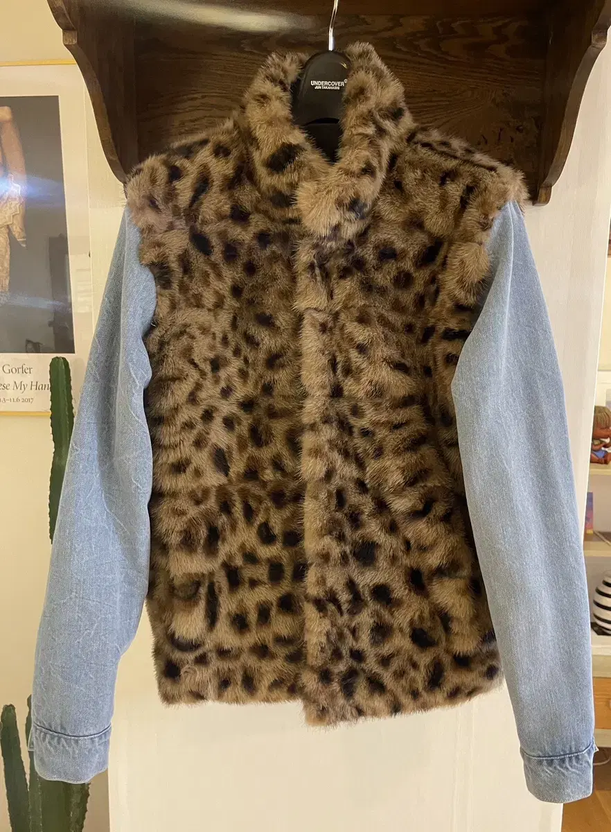 SIMONETTA LAVIZZA Reversible denim and mink jacket