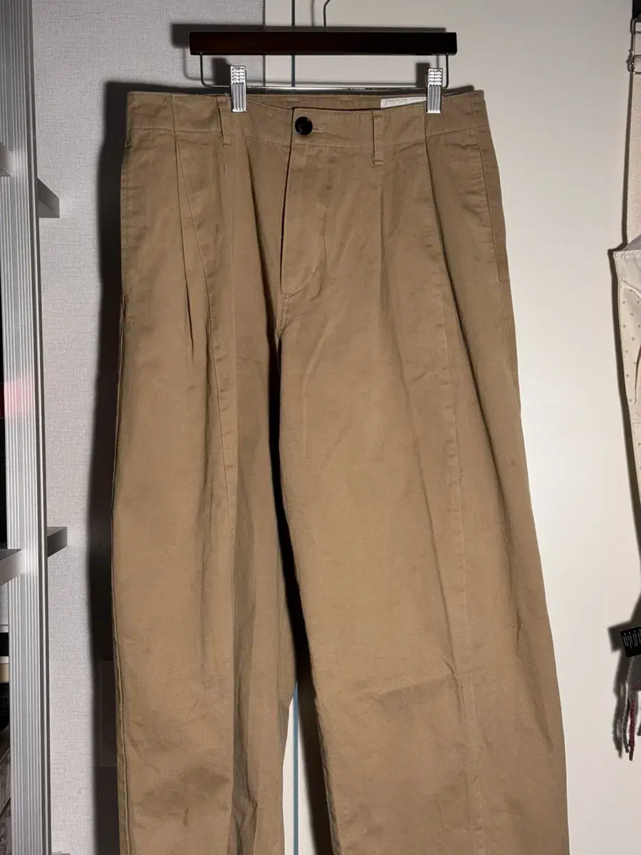 Tony Weck Beige Wide-legged Trousers 32 last price