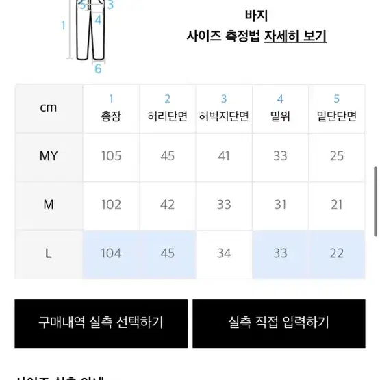 위헤브어테일 바지