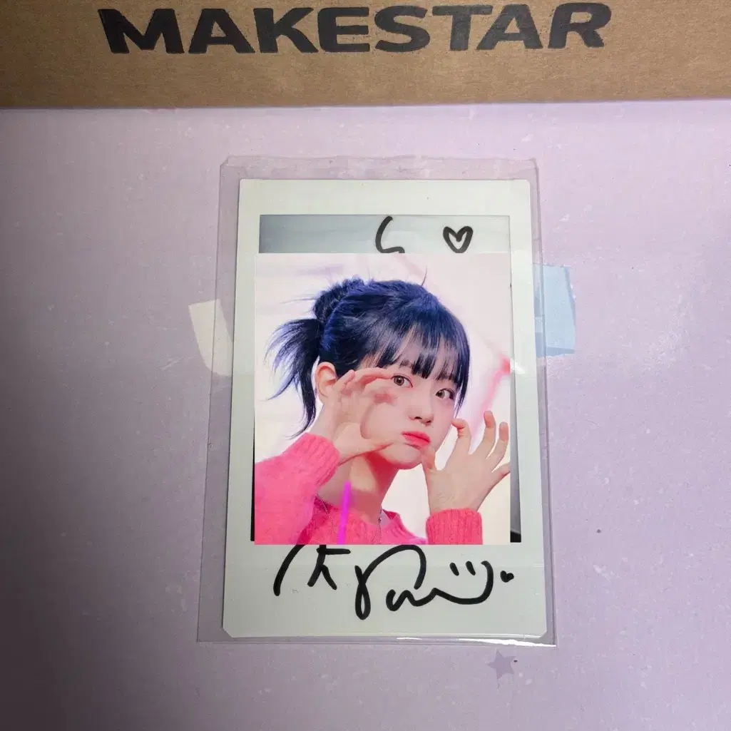 QWER Chodan sign polaroid #QWER쵸단,#쵸단싸인,#쵸단