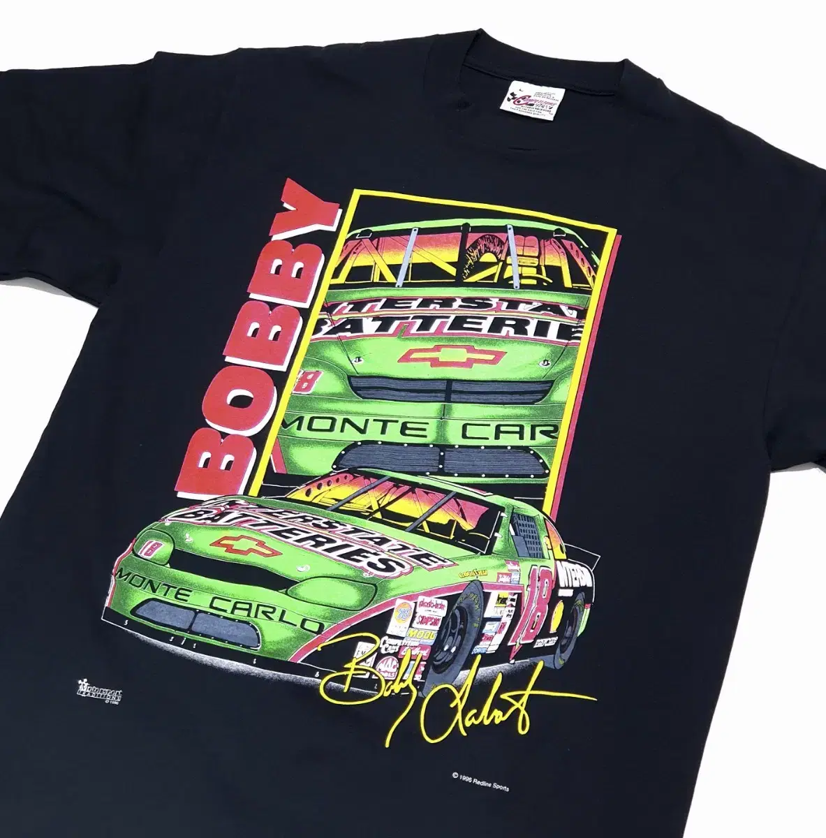 Vintage T-Shirt NASCAR Racing Legend bobby Lavonte L (105)