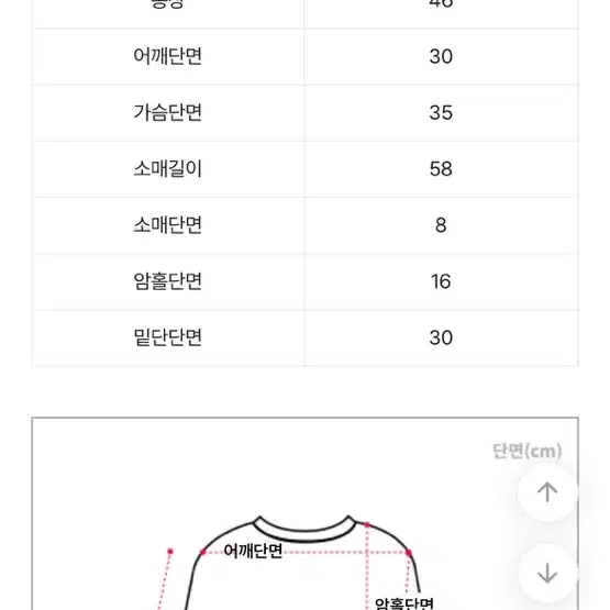 쫀쫀 단추 유넥 크롭티