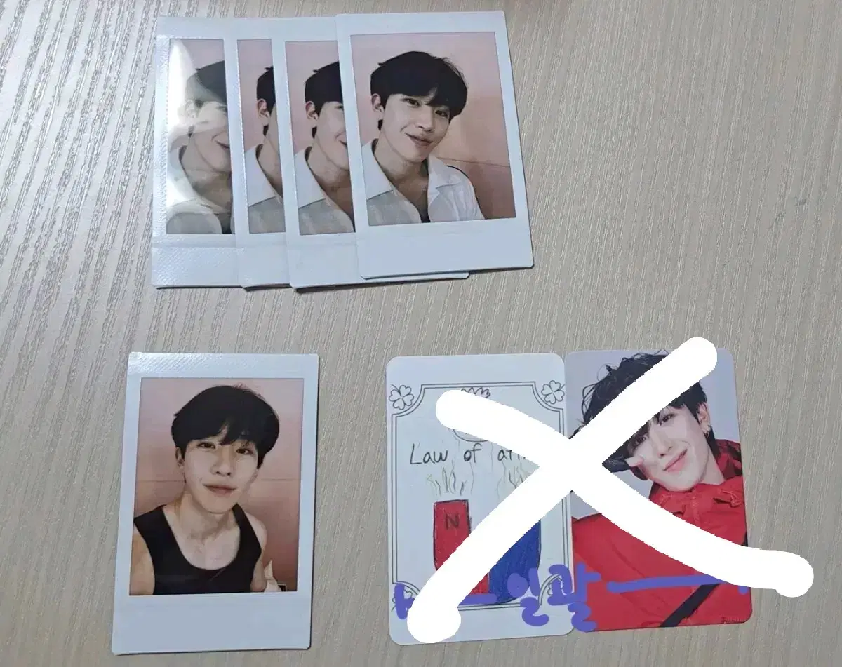 Team24시 김병주 fan con MD polaroid / photocard