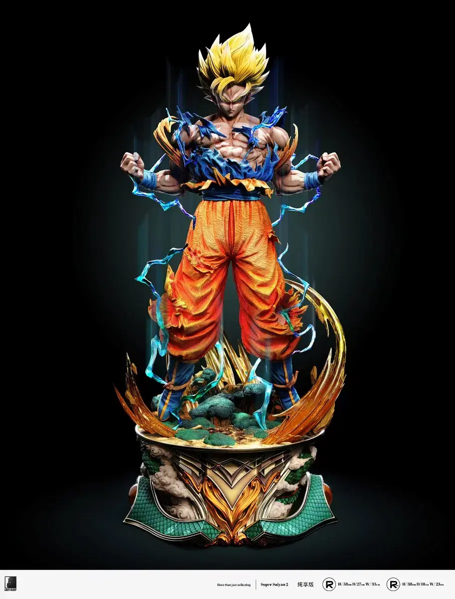 [Resin Statue] LAST SLEEP Dragon Ball Super Saiyan 2 Son Goku Resin Statue