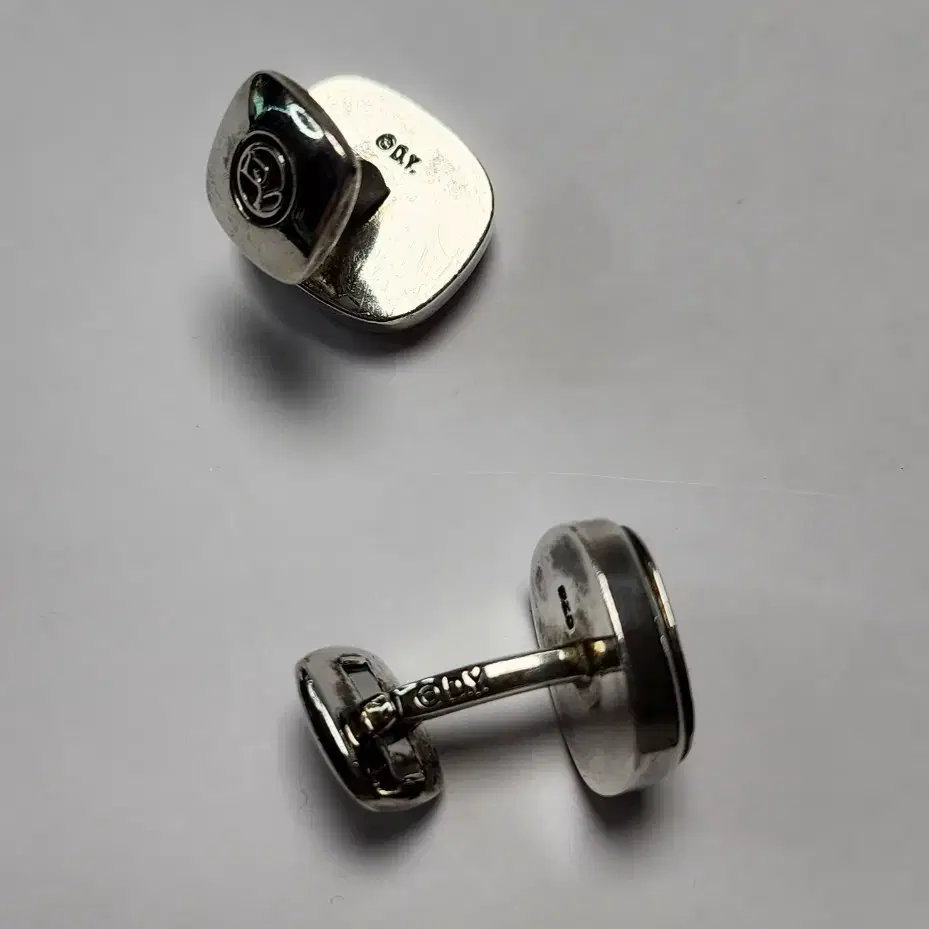 DAVID YURMAN 실버&블랙다이아몬드 cufflinks