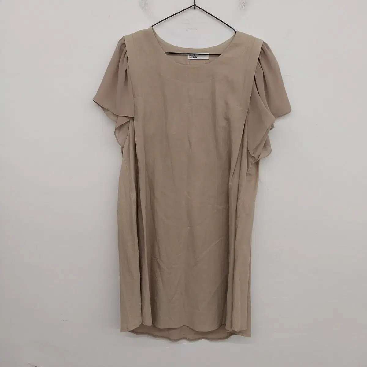 [Women's 77 size] Chiffon sleeve ONEPIECE.