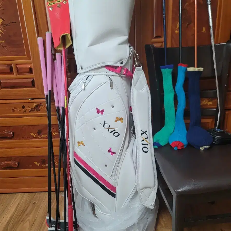 Lady XXIO Golfclub fullset caddie bag