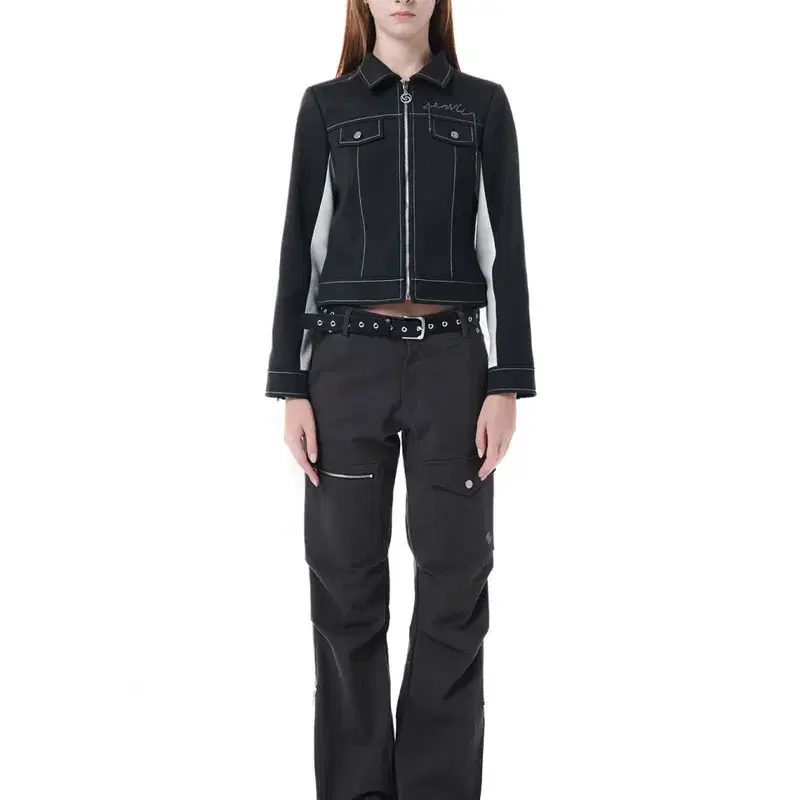 cerric 세릭 COTTON ZIPPER BOOT CUT PANTS