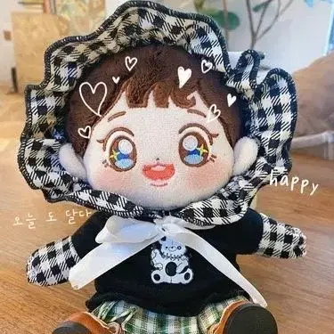 퍼피와모룩 (블랙 ) 20cm 솜인형옷