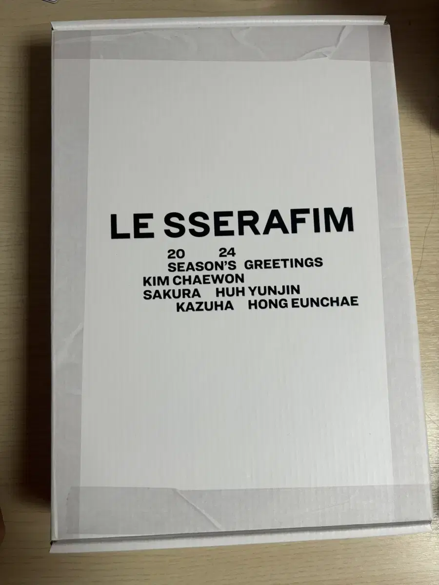 le sserafim seasons greetings unsealed wts