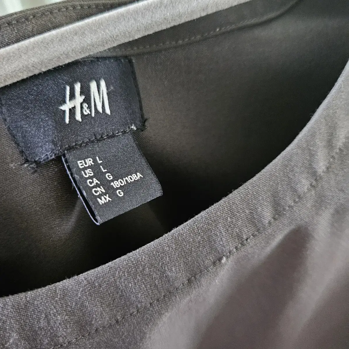 L사이즈 h&m 남성반팔