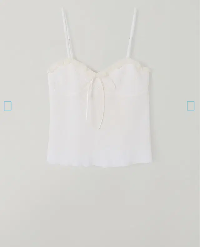 타낫 T/T Frill tie bustier (새상품)