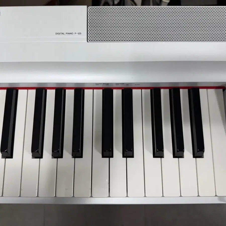 야마하 P-125 화이트 전자피아노 YAMAHA P125 정품목재스탠드