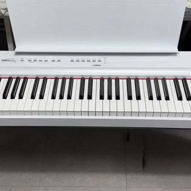 야마하 P-125 화이트 전자피아노 YAMAHA P125 판매 P-125