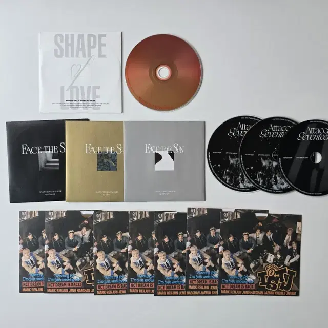 세븐틴 엔시티 드림 몬스타엑스 몬엑 SF9씨디 CD 판매 양도