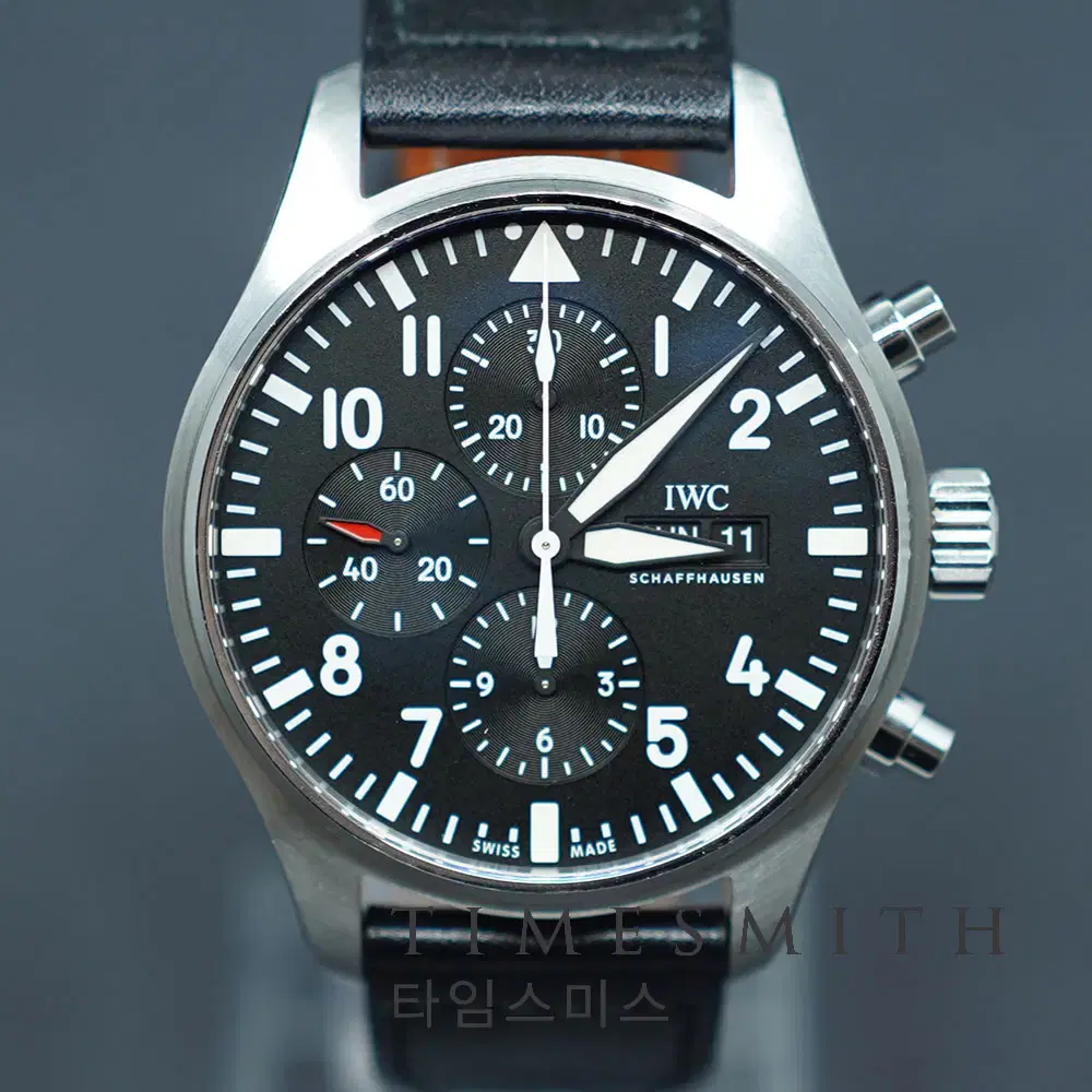 [IWC] 파일럿 크로노그래프 43 스틸 IW377709