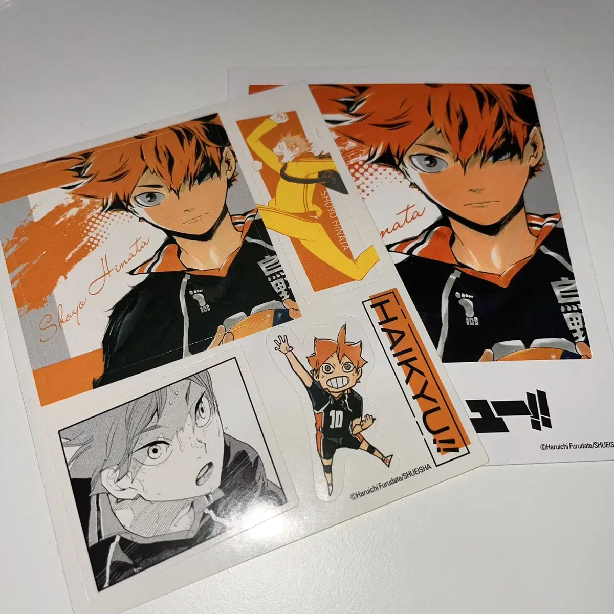 Haikyuu Photo Card sticker hinata