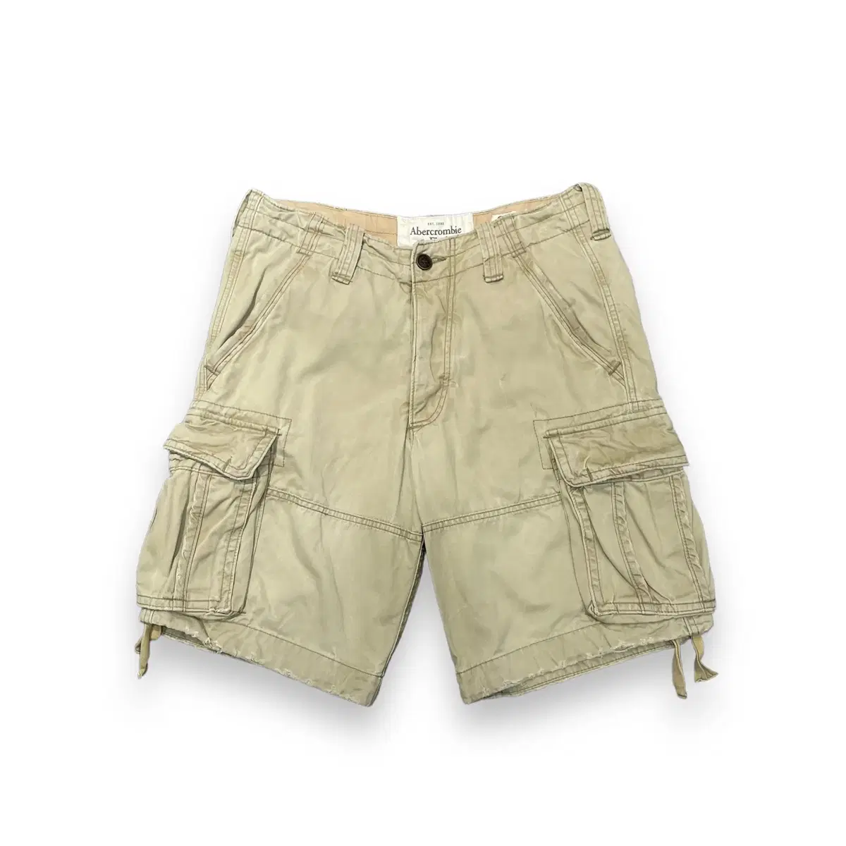 Abercrombie Beige Cargo Shorts