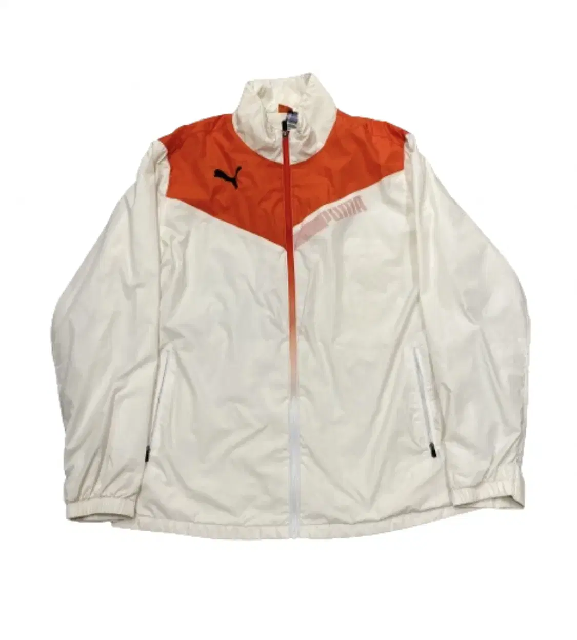 3808. puma big logo windbreaker