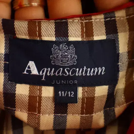 AQUASCUTUM 아쿠아 스큐텀 트렌치 코트 M XF04449