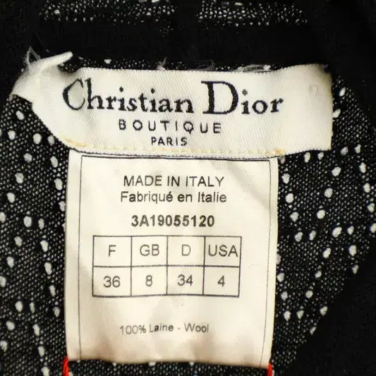 CHRISTIAN DIOR 크리스찬 디올 니트 조끼 S XF04530