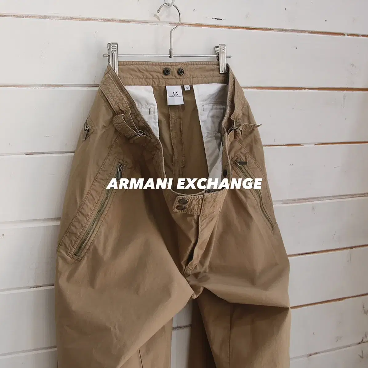 (착용컷) ARMANI EXCHANGE 코튼 팬츠 (남성용 32.5)