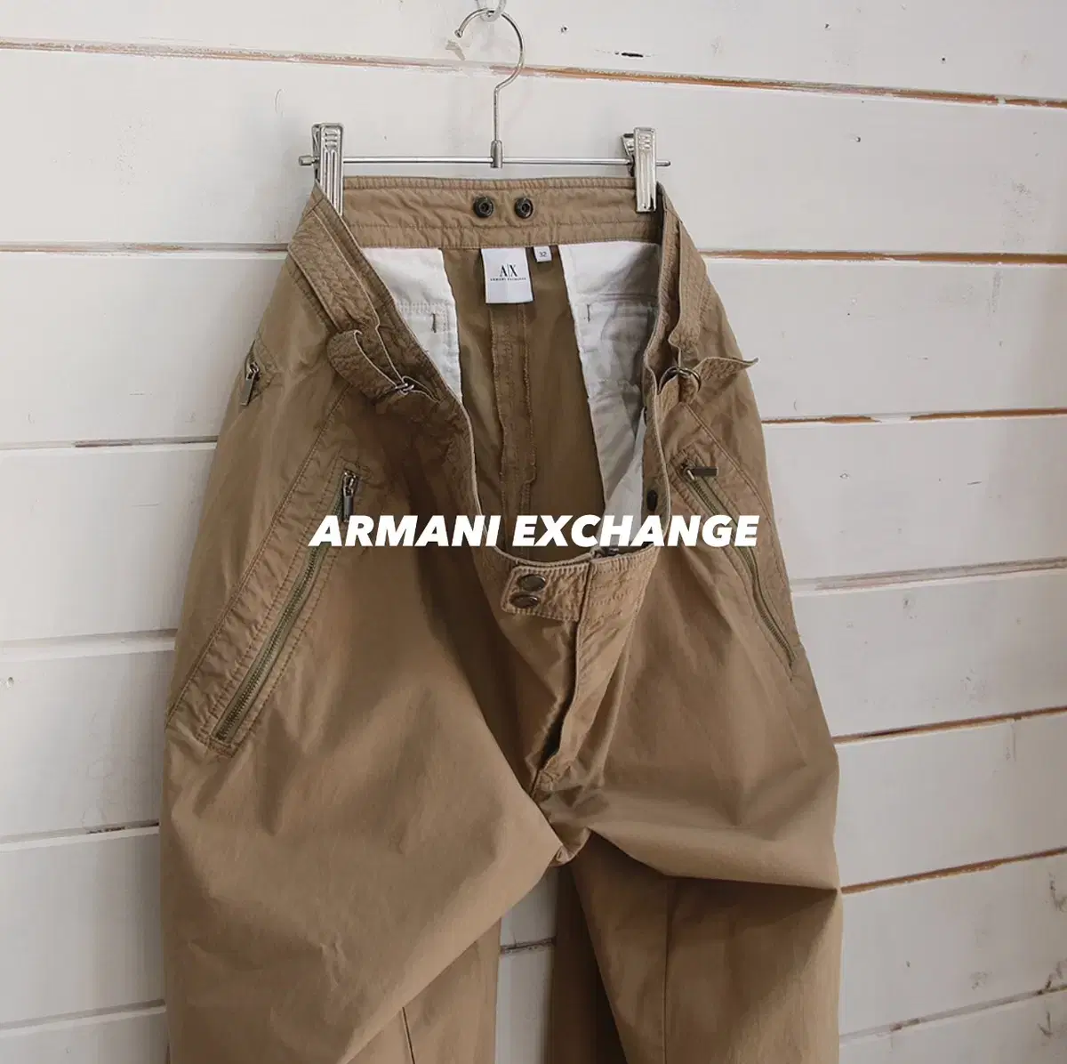 (worn) ARMANI EXCHANGE Cotton trousers (32.5 for Men)