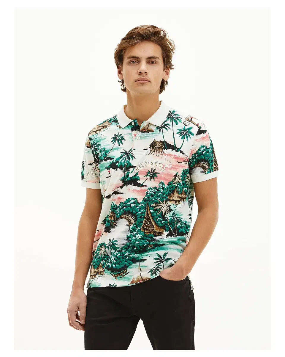 Tommy Hilfiger Floral Polo Shirt