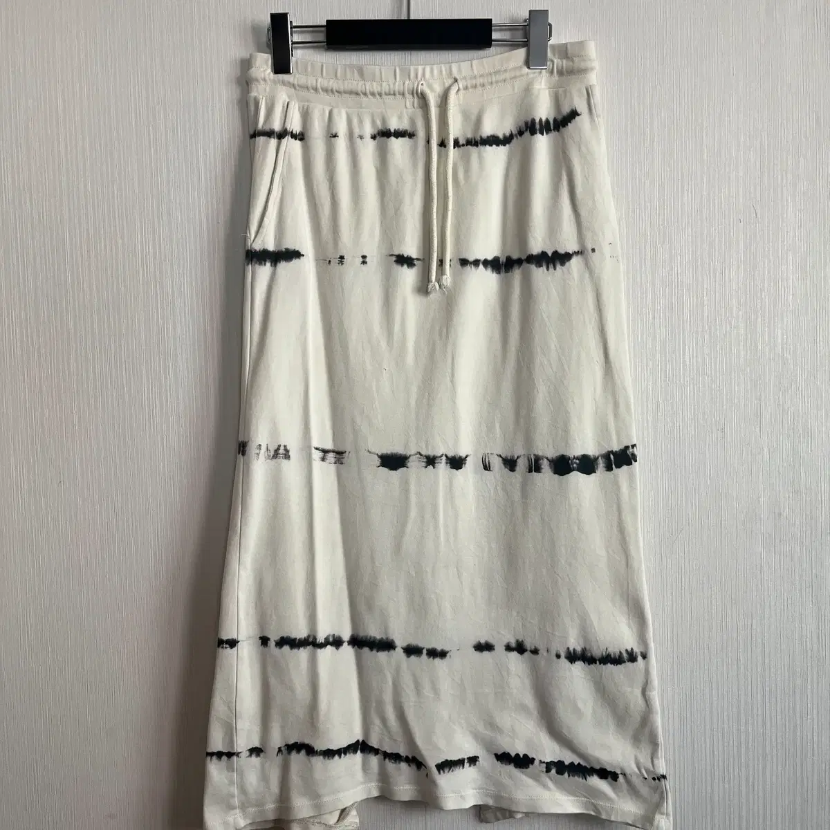 Tie dyed cotton long skirt