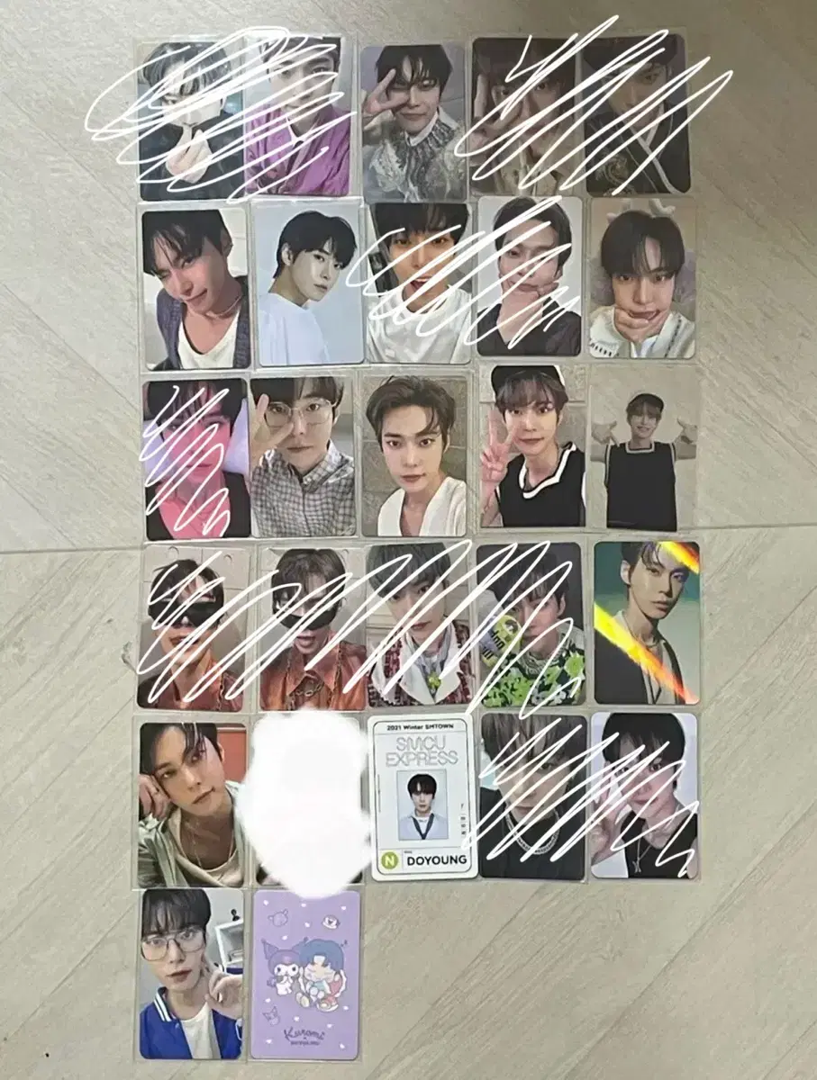 Johnny taeyong doyoung jaehyun jungwoo mark haechan photocard sells