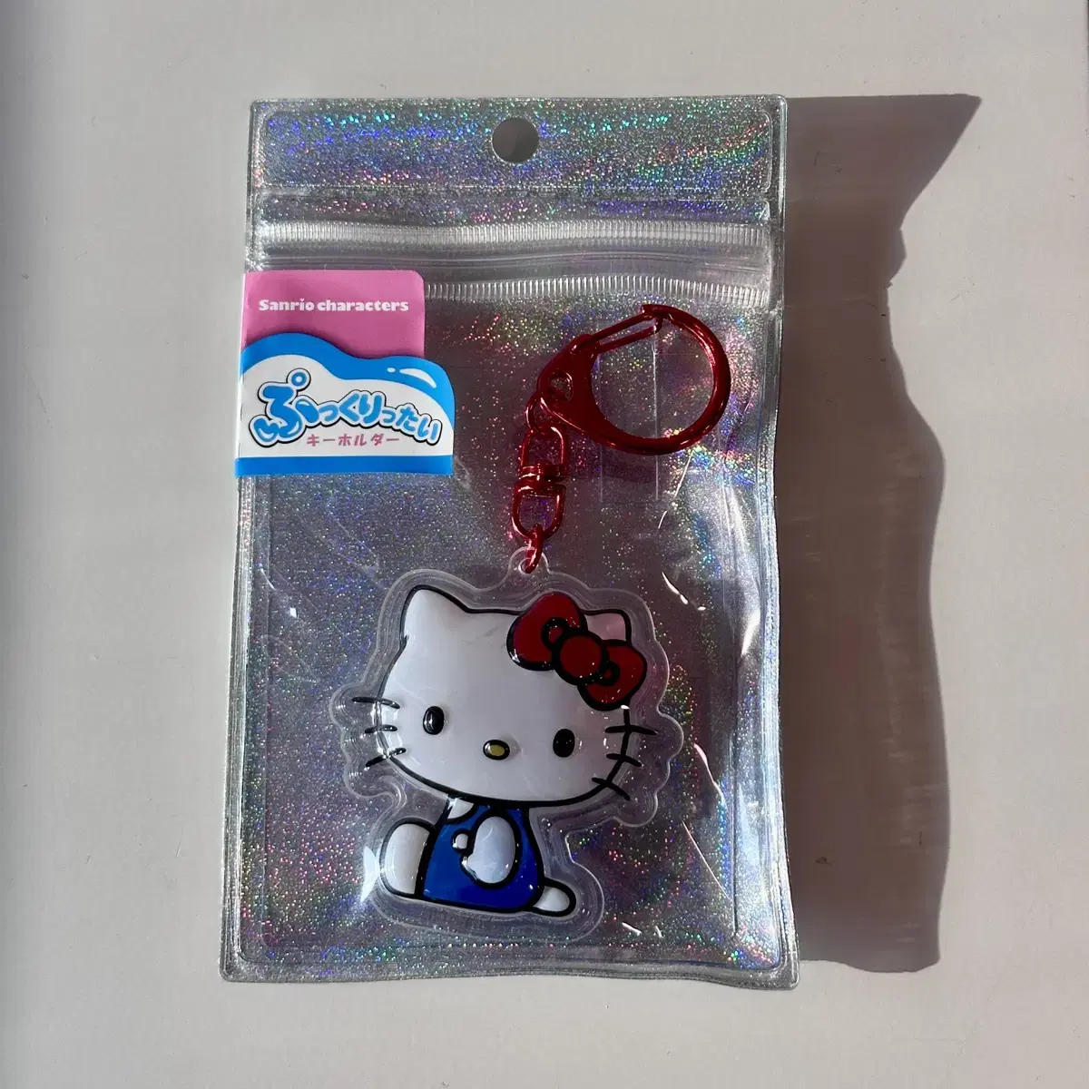 [Sanrio] Character Stereoscopic Rare keyring acrylic Hello Kitty (New)