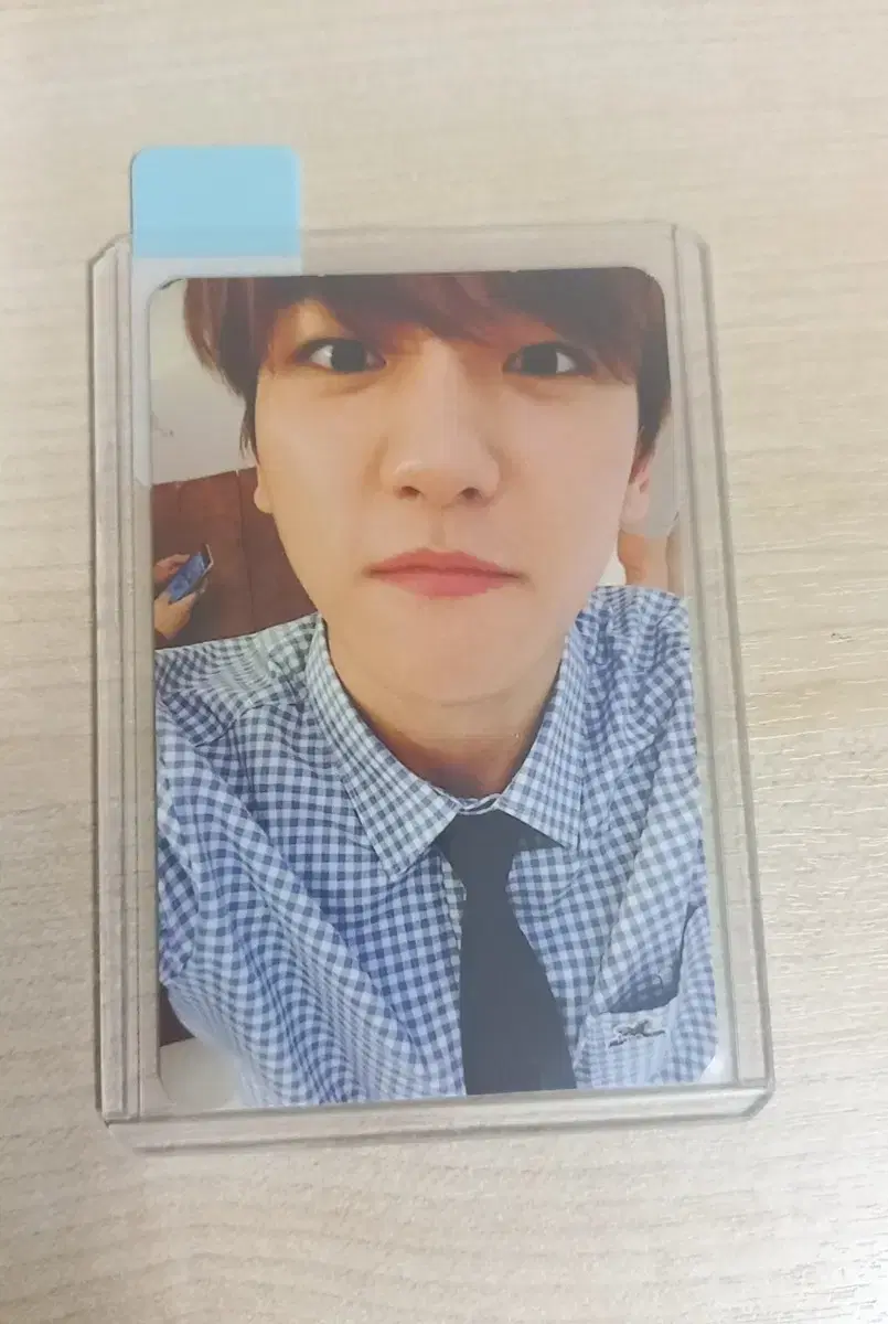 Exo baekhyun shirtkung photocard