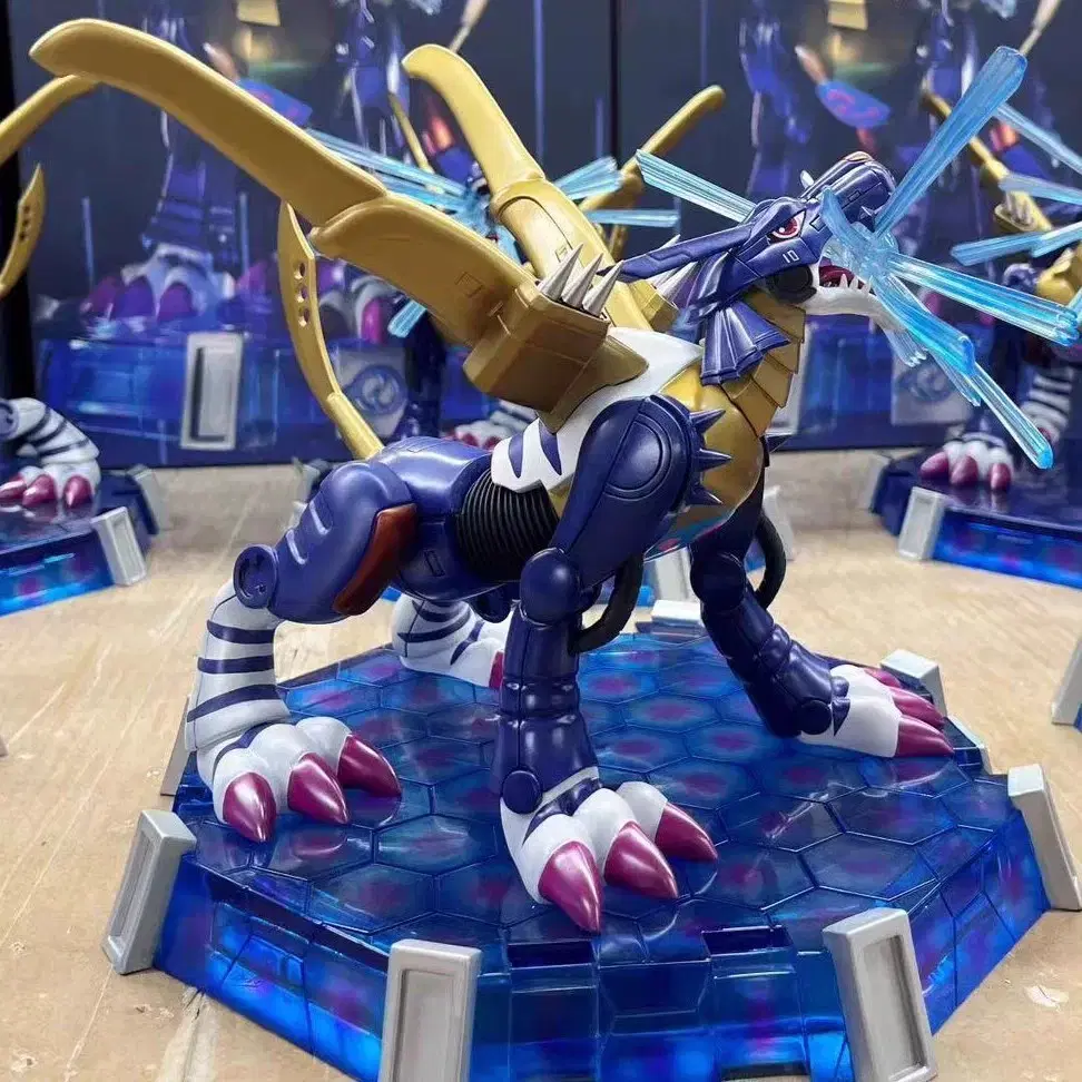 (Spot)MIMAN MetalGarumon Resin DigimonResin Digimon Figures