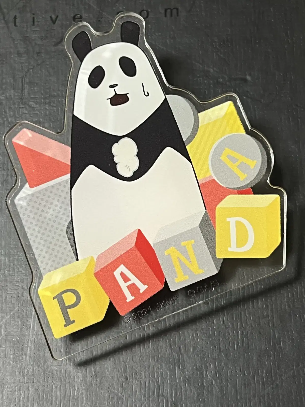 zuu spin0 acrylic clip collection panda