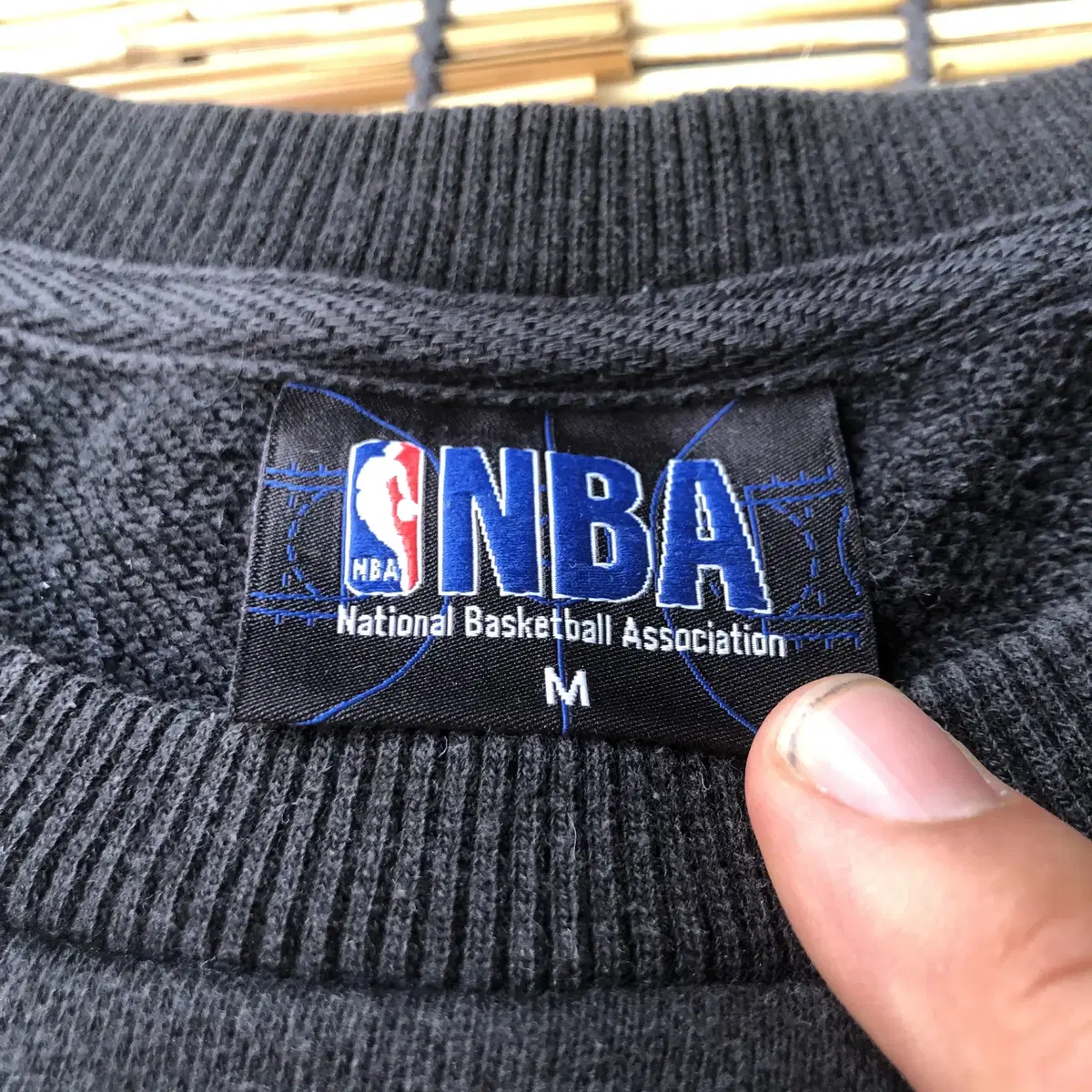 NBA 블랙 시카고 불스 맨투맨 M