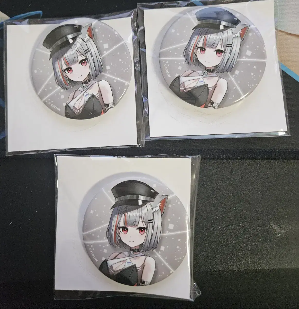 Stellive Neneko mashiro Badge Pamnida