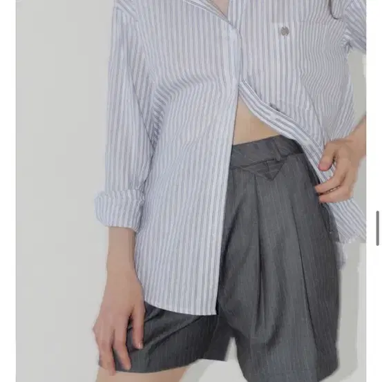 에이치모드 hmode stripe pintuck shorts 팝니다!!