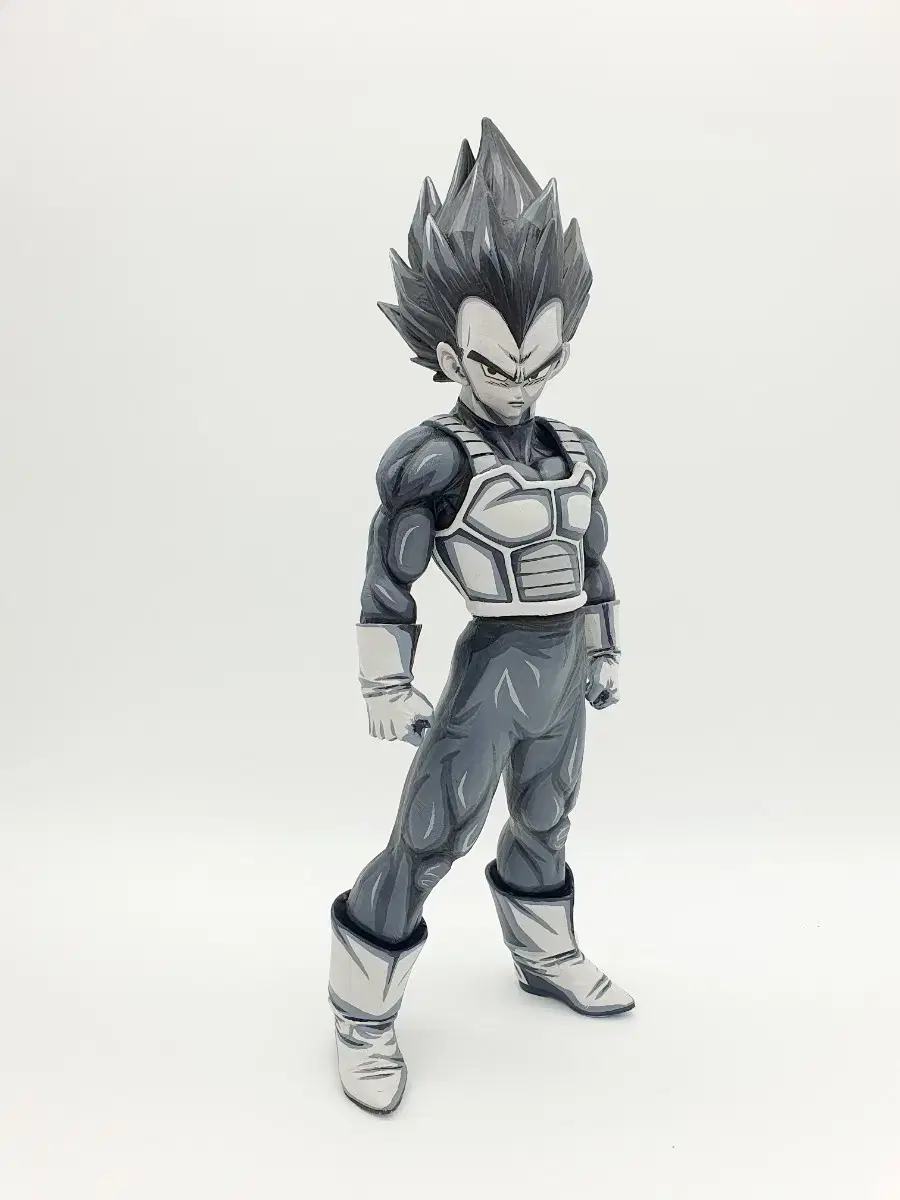 Dragon Ball SMSP Vegeta Black & White Anime Painted Repainted Figure